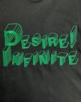 INFINITE EMBROIDERY BLACK TEE