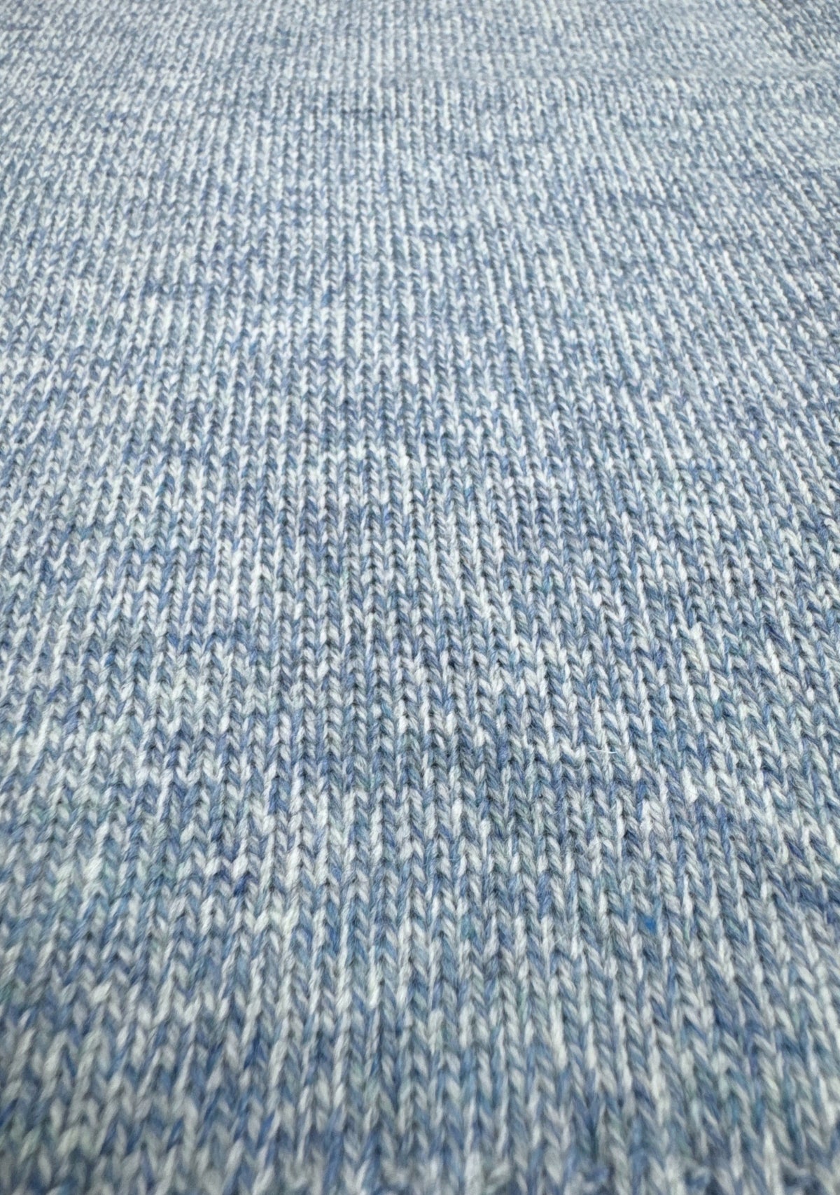 CREW NECK MULINE DUST BLUE