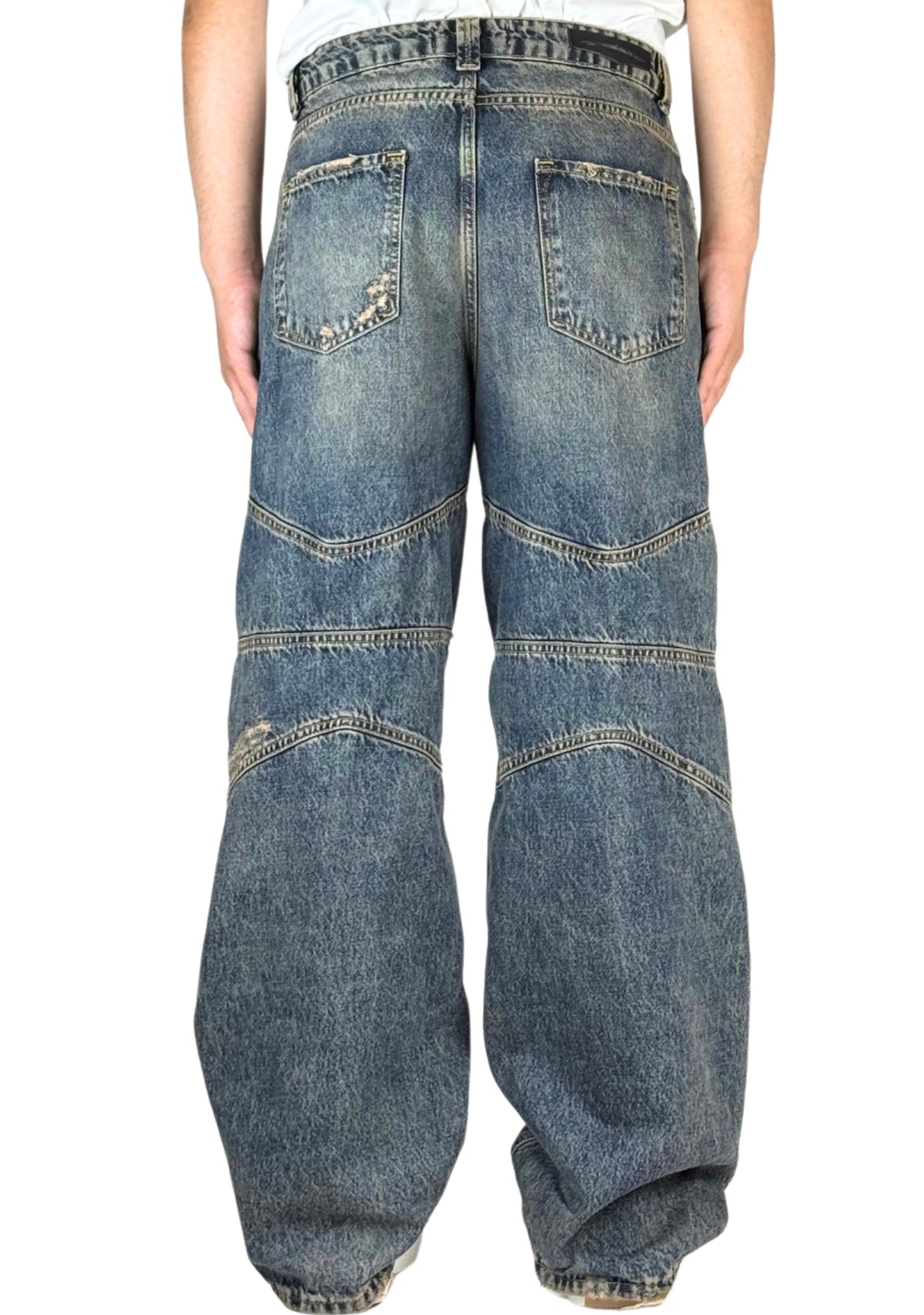 SAND BAGGY ABRASIONS DIAGONAL CUTS