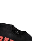 247 RHINESTONE DOUBLE LAYER TEE BLACK