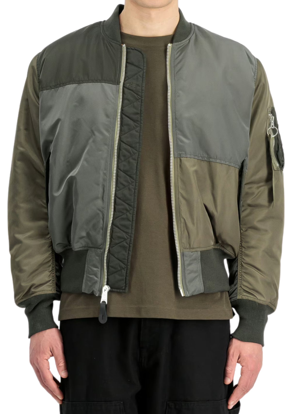 MA-1 TRICOLOR LOOSE BOMBER JACKET