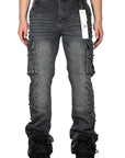 CRYSTALLIZED PEARL PANTS BLACK WASH