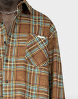 BROWN CHECK SHIRT
