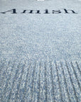 CREW NECK MULINE DUST BLUE
