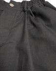 BLACK DOUBLE PENCE OVER PANTS