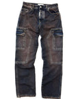 BAGGY CARGO WORKER SANDBLASTED BROWN