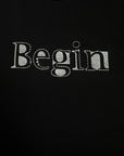 BEGIN BLACK TEE