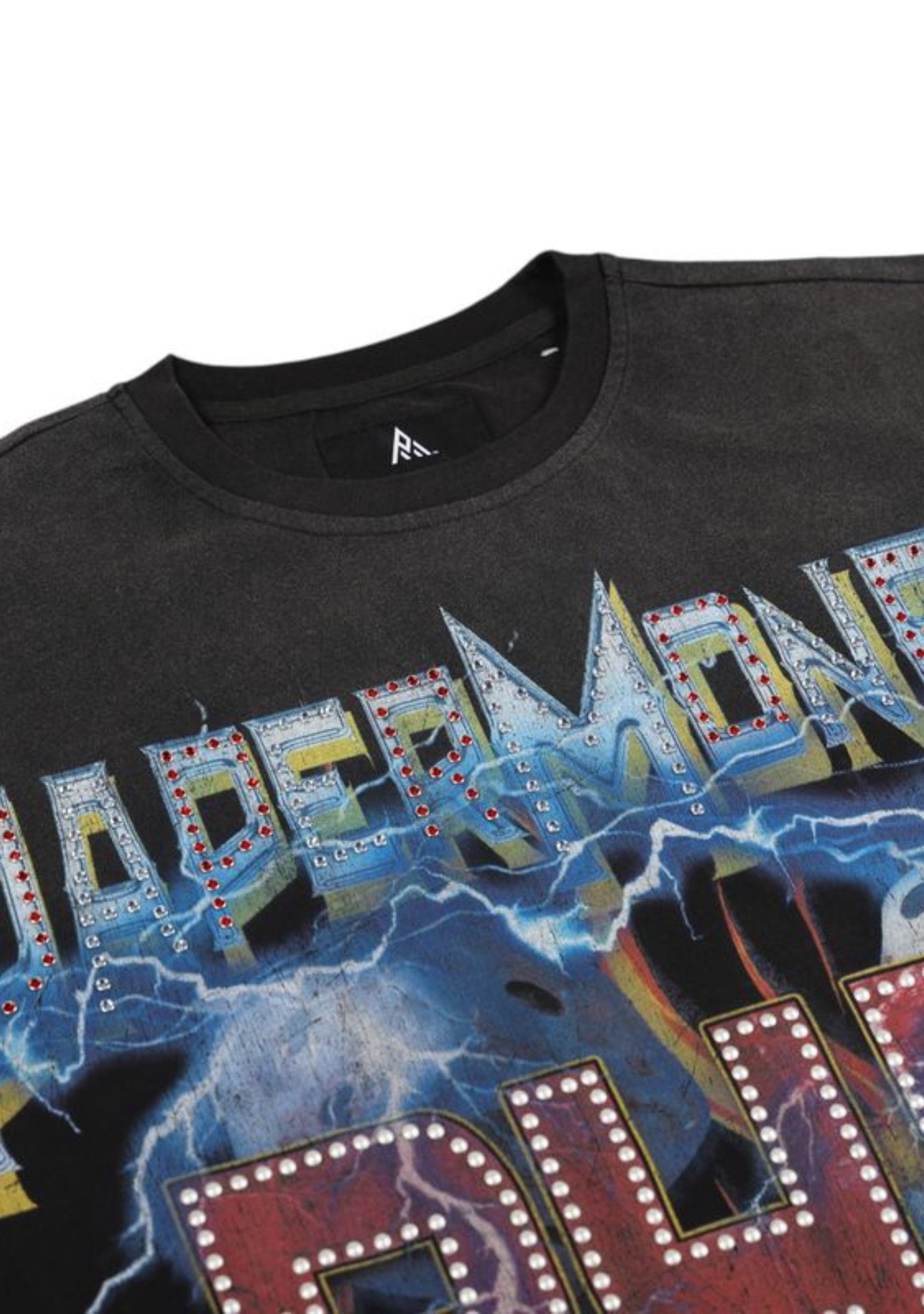 BLACK ROLLING DICE TEE