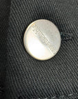 BLACK DOUBLE PENCE OVER PANTS