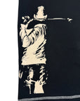 BLACK GOLF CLUB TEE