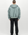 N-2B BASE UV OVERSIZED WINTER JACKET SILVER