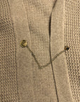 BEIGE PIN CARDIGAN