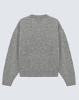 CREW NECK MULINE GREY