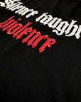 BLACK TEE SILENCE TAUGHT