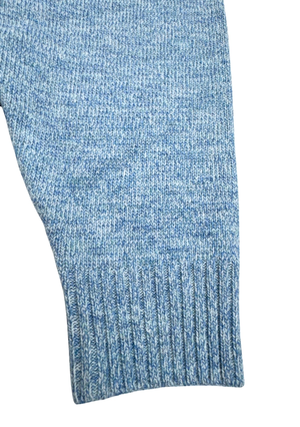 CREW NECK MULINE DUST BLUE