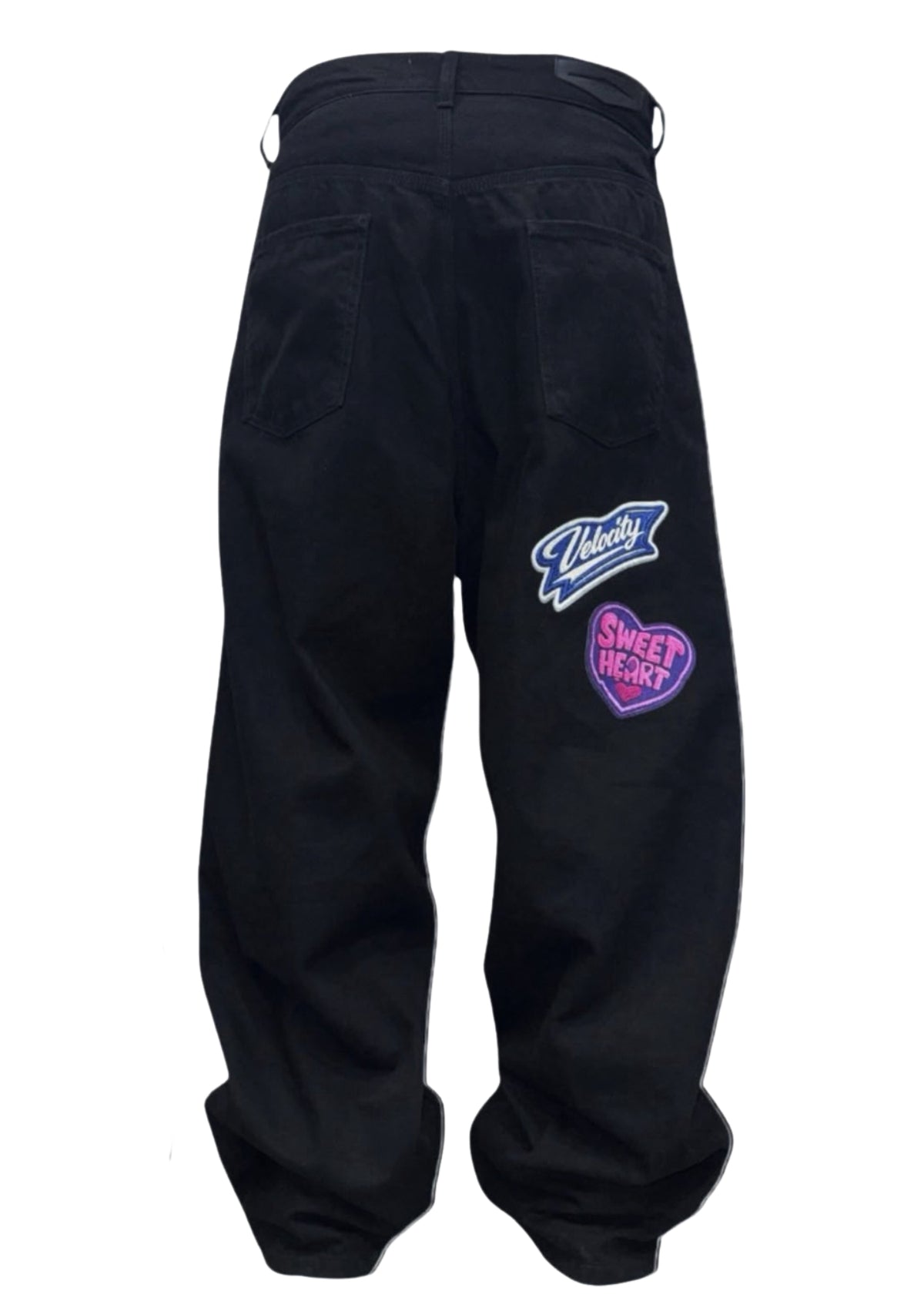 BLACK DARK BAGGY - PATCH