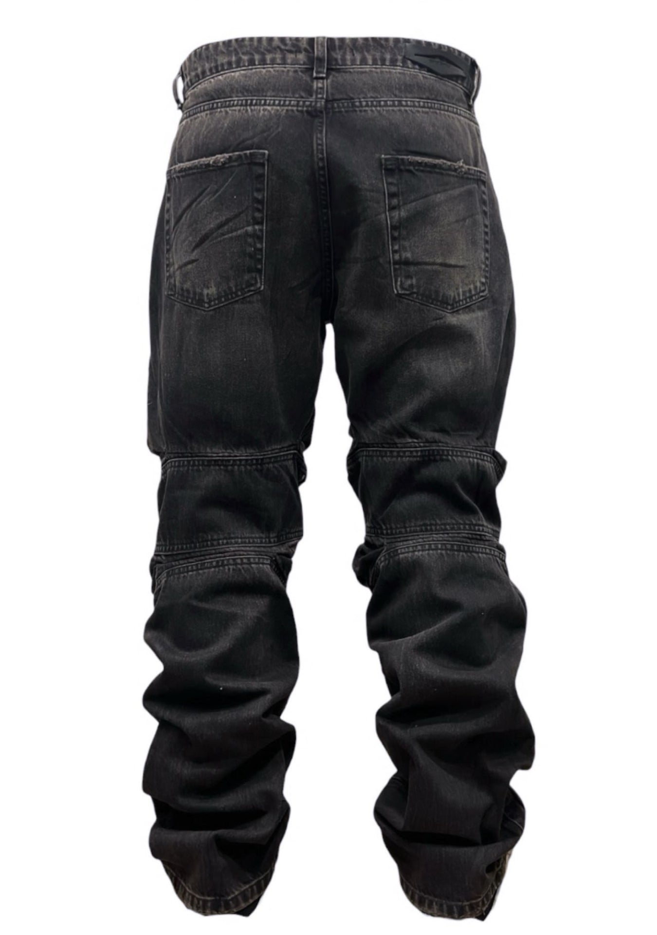 KNEE PROCESSING BLACK BAGGY