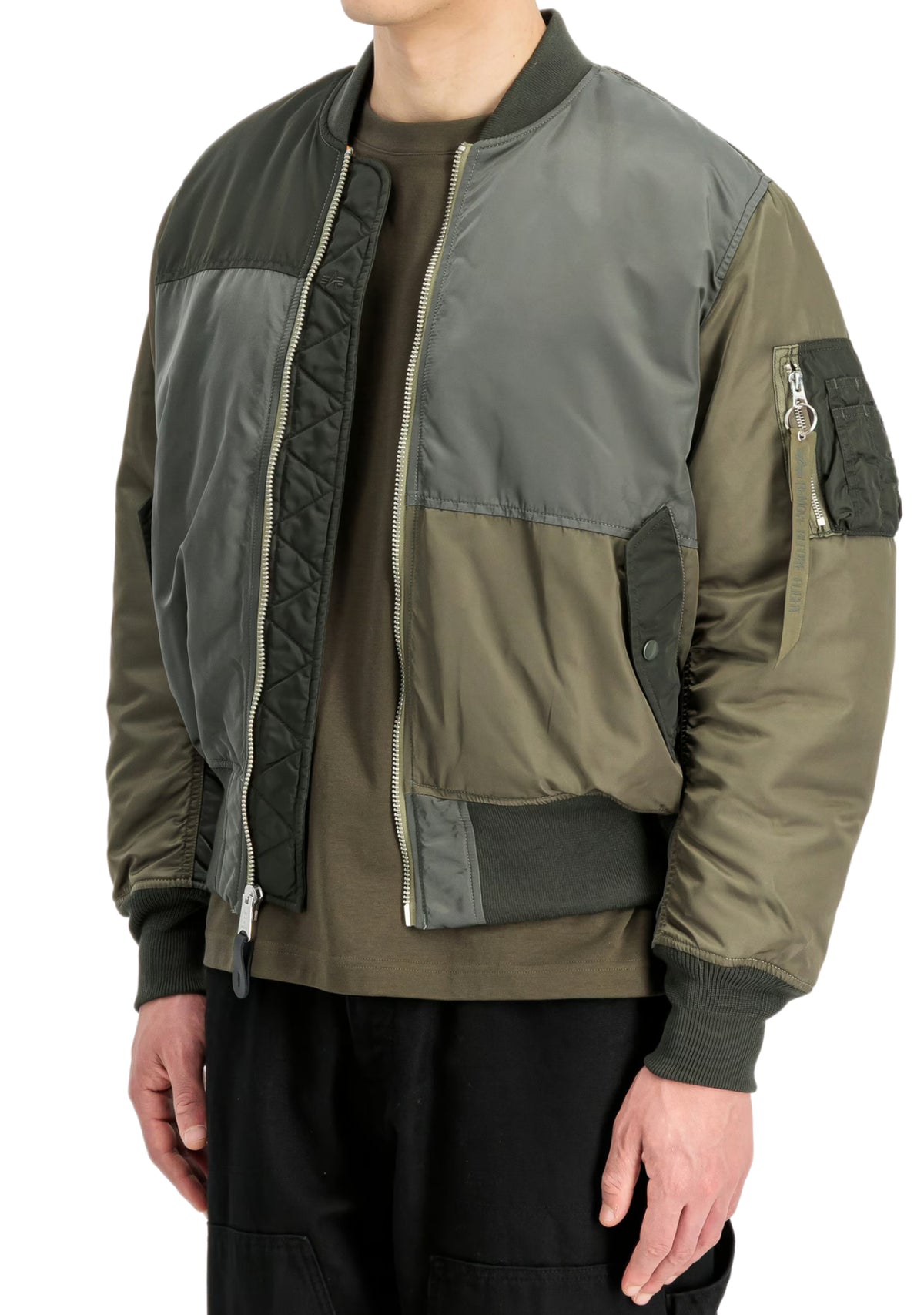 MA-1 TRICOLOR LOOSE BOMBER JACKET