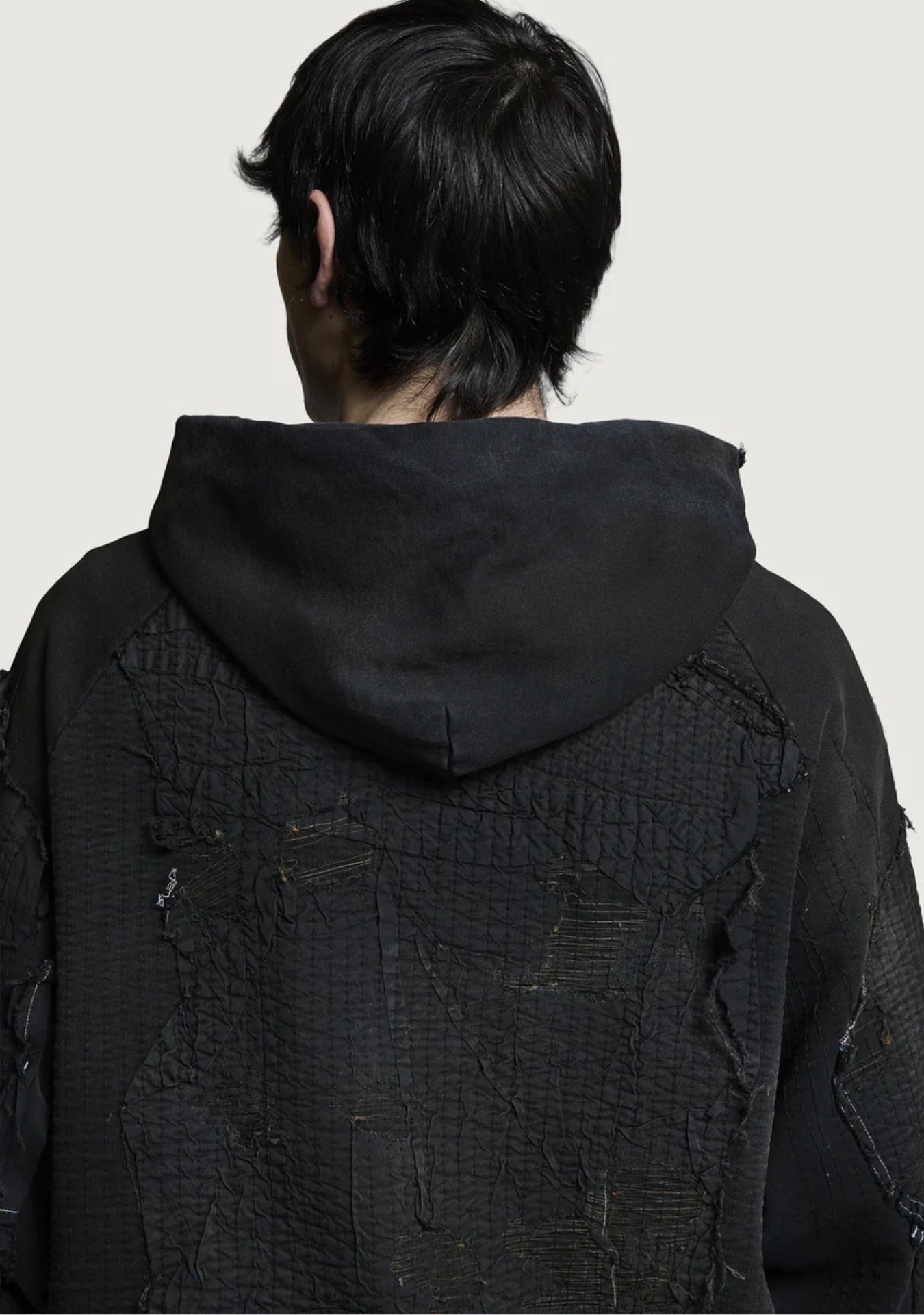 IDRIS FULL ZIP HOODIE BLACK