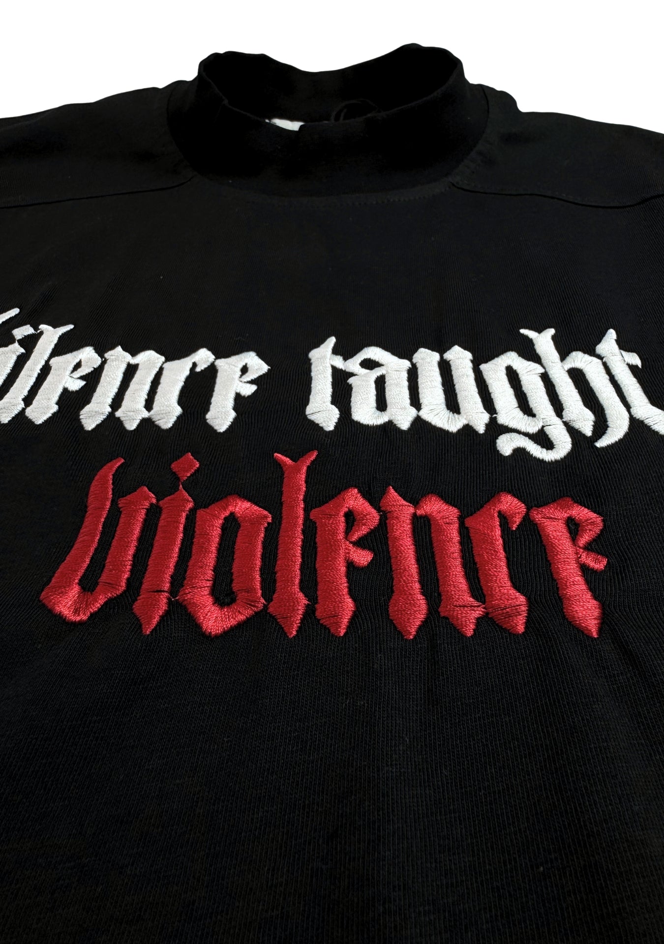 BLACK TEE SILENCE TAUGHT