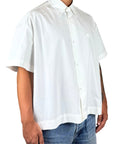WHITE PLANET OVER SHIRT