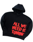 ALL WE NEED BLACK HOODIE