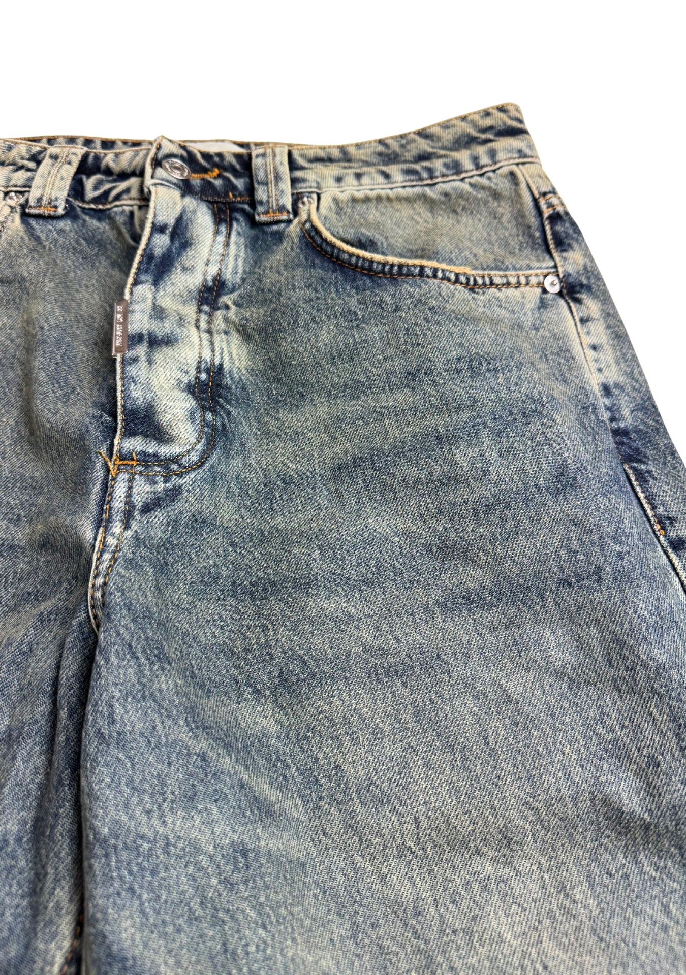 BAGGY WASH SANDBLASTED GOLD