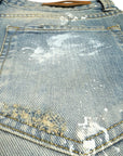 DOUBLE WORK SHORTS WHITE PAINT