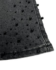 CRYSTALLIZED PEARL PANTS BLACK WASH