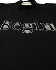 BEGIN BLACK TEE