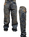 SAND BAGGY ABRASIONS DIAGONAL CUTS