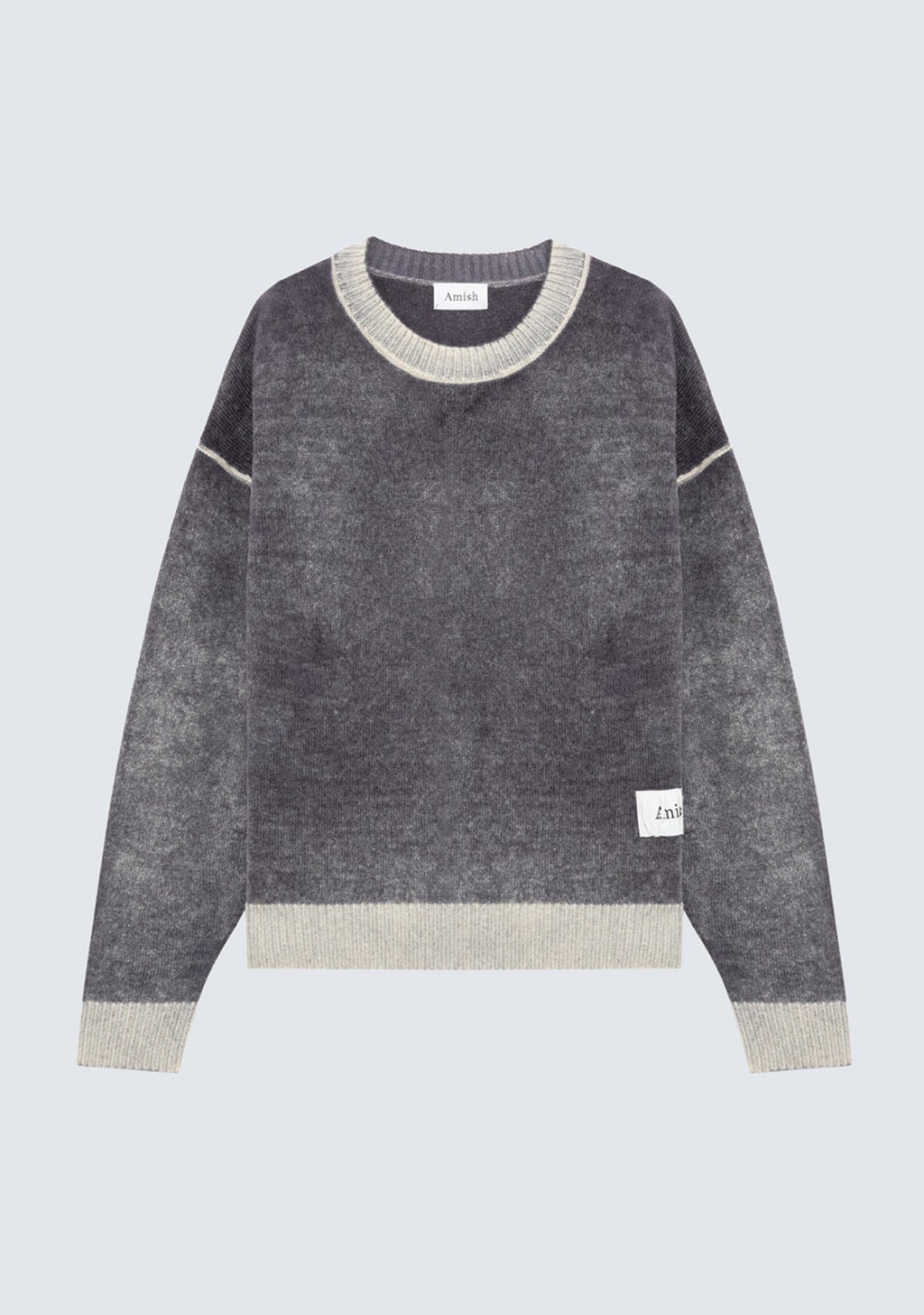 CREW NECK WOOL PRINTED