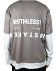 BEIGE DOUBLE SLEEVED POLO RUTHLESS
