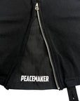 BLACK ZIPPED TEE