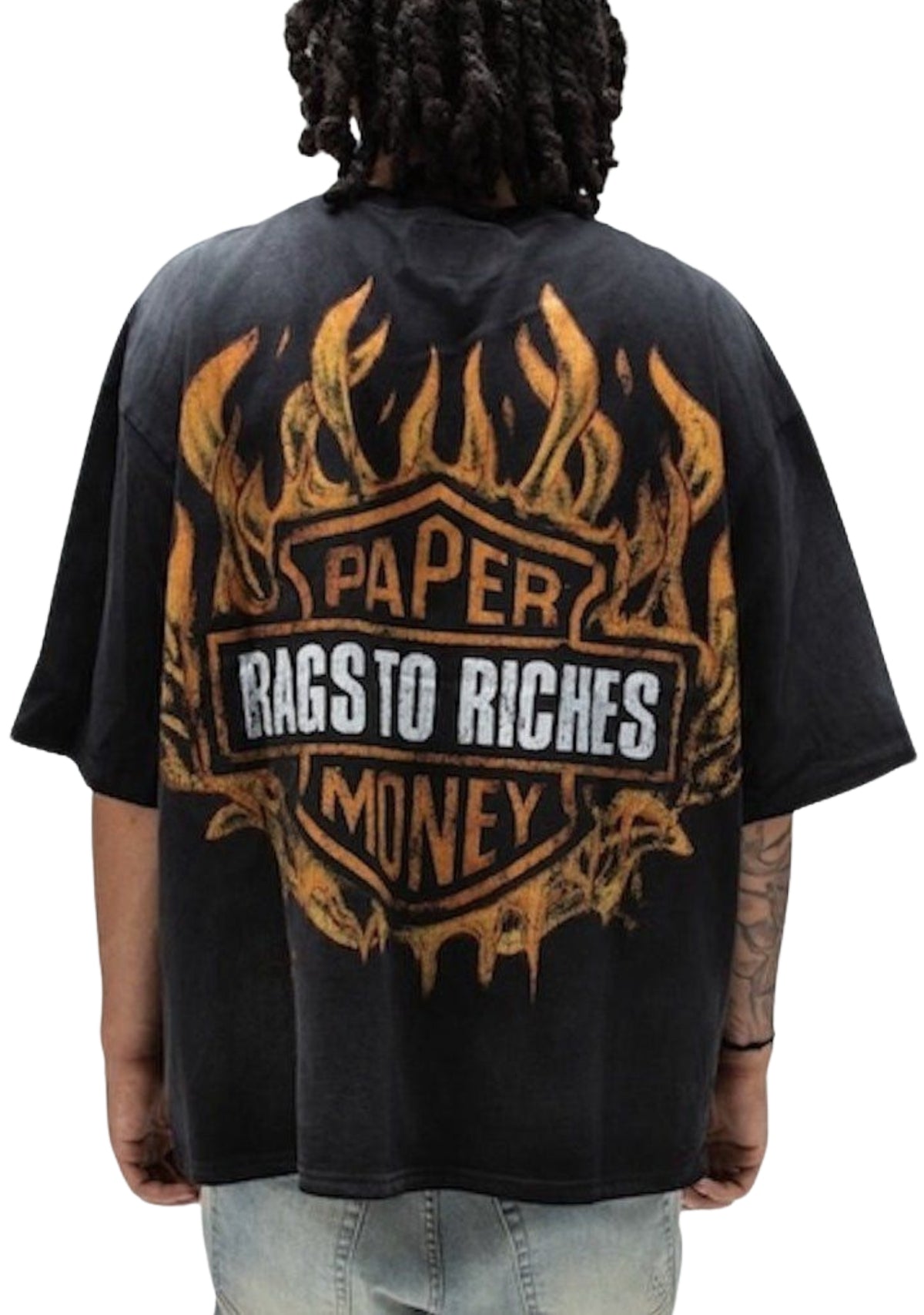 BURNOUT TEE BLACK