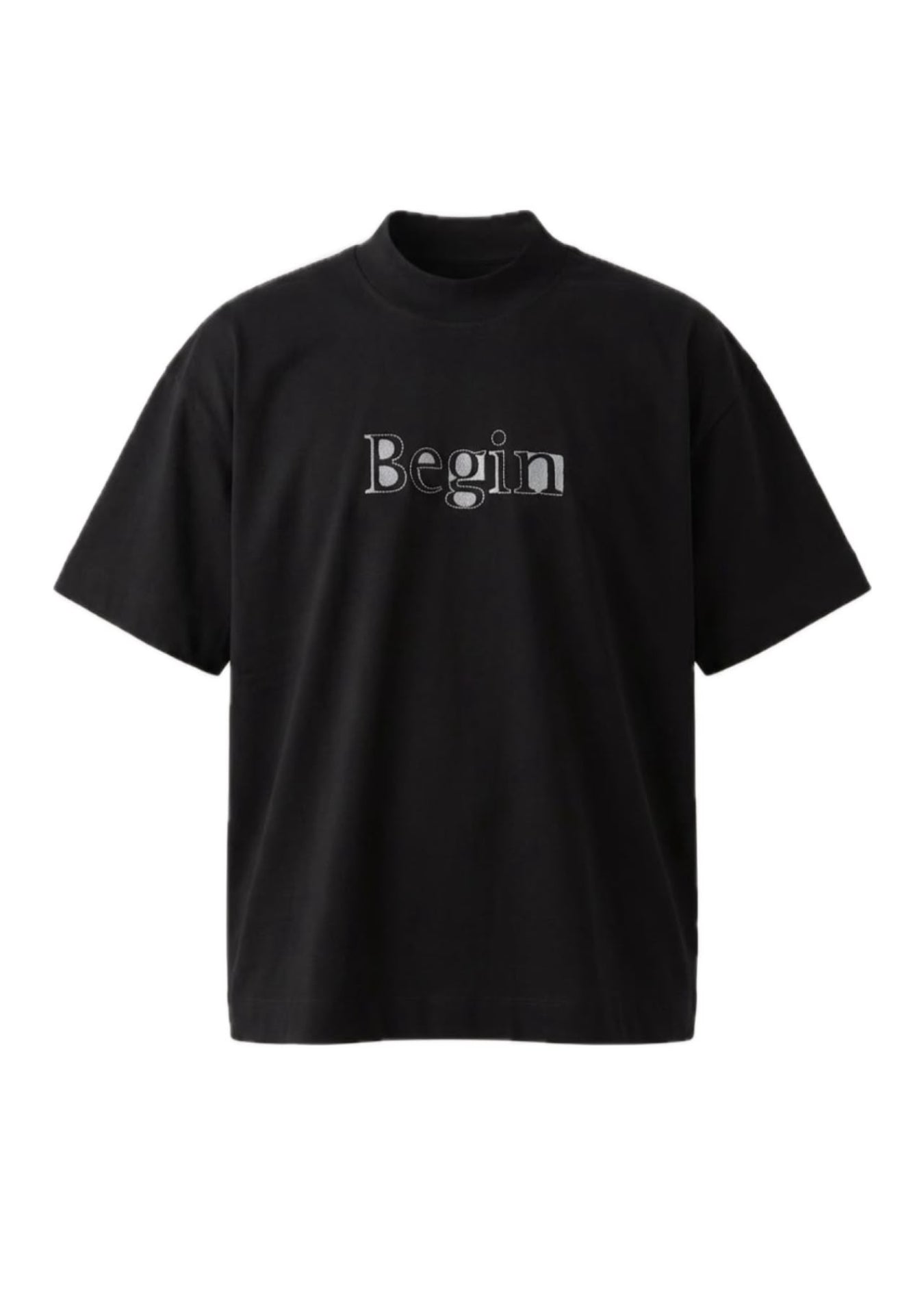 BEGIN BLACK TEE