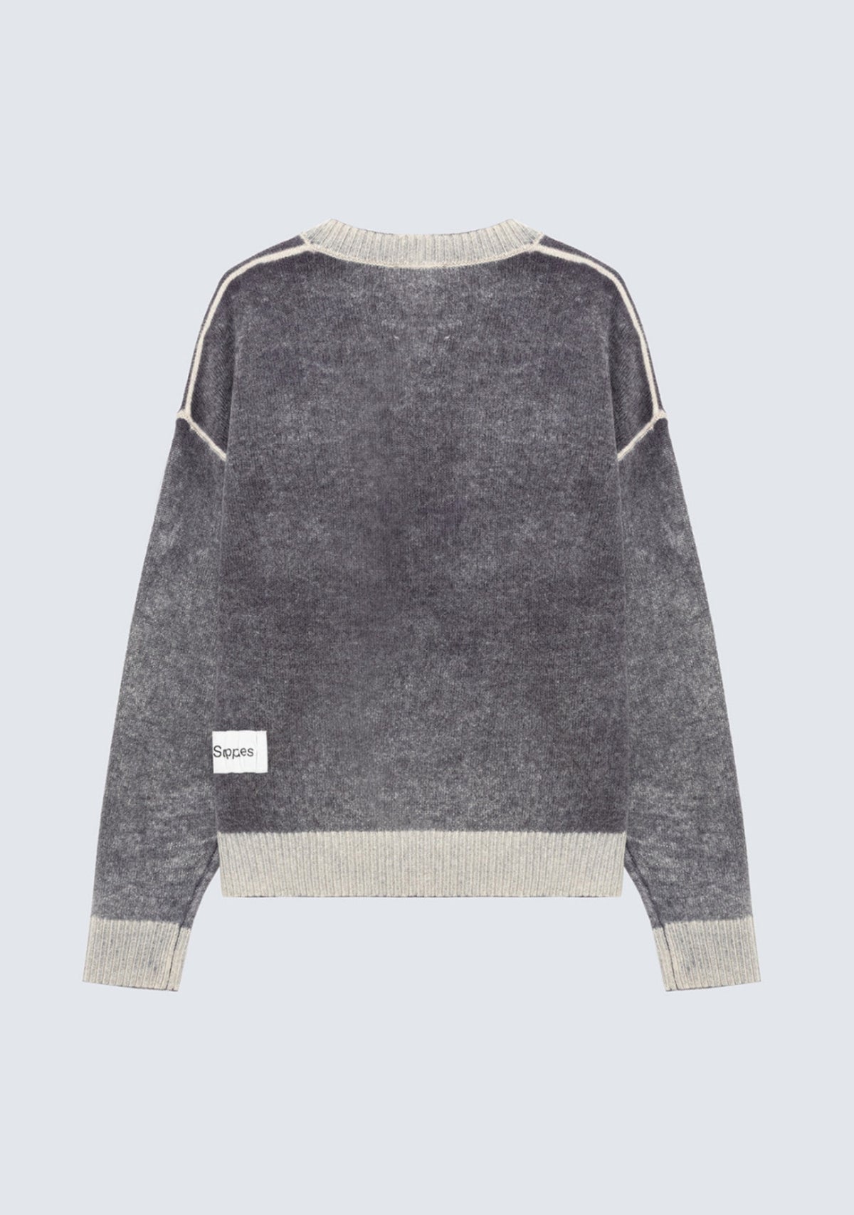 CREW NECK WOOL PRINTED
