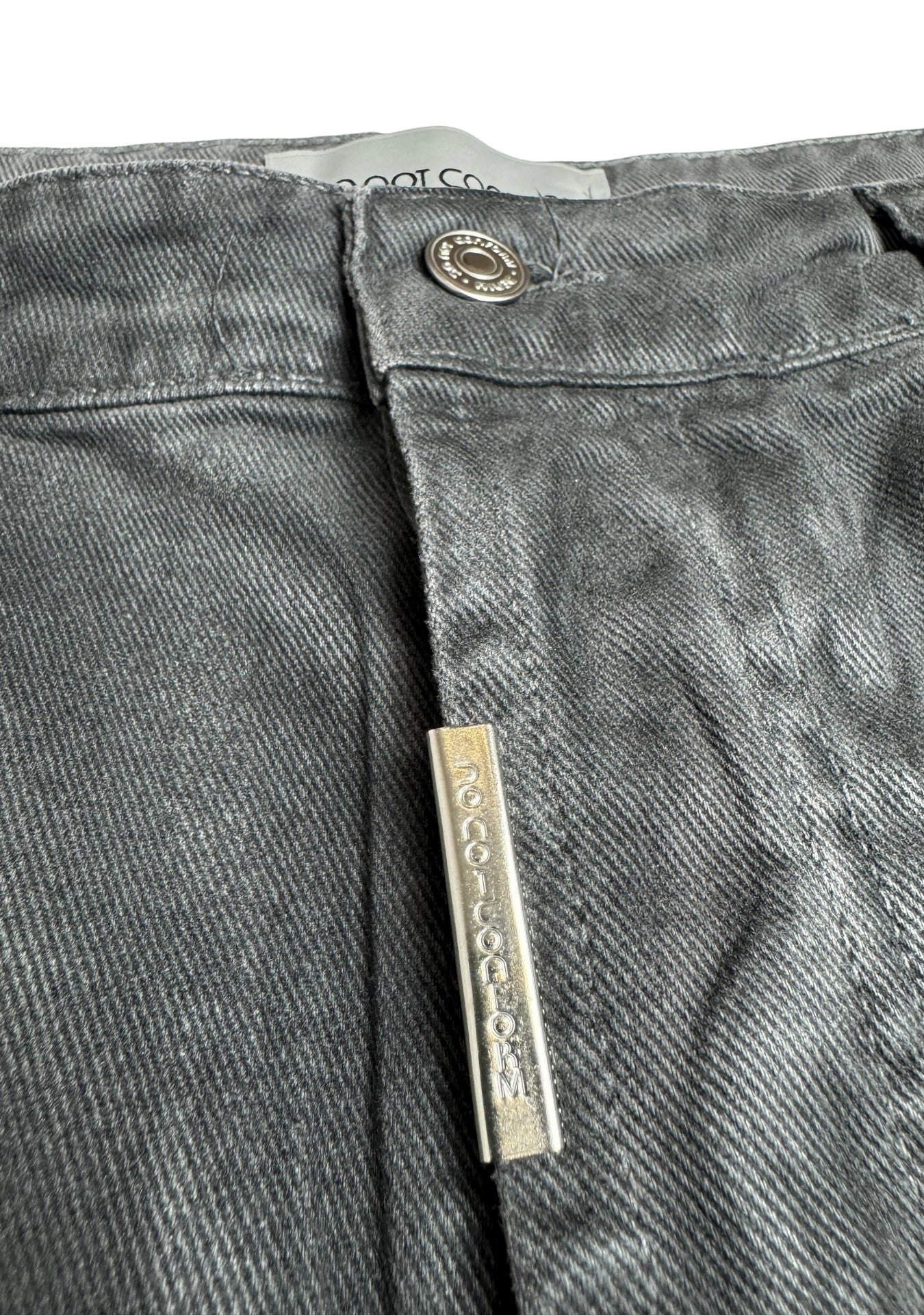 BAGGY GREY WAXED LEATHER