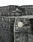 CRYSTALLIZED PEARL PANTS BLACK WASH
