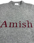 CREW NECK MULINE GREY