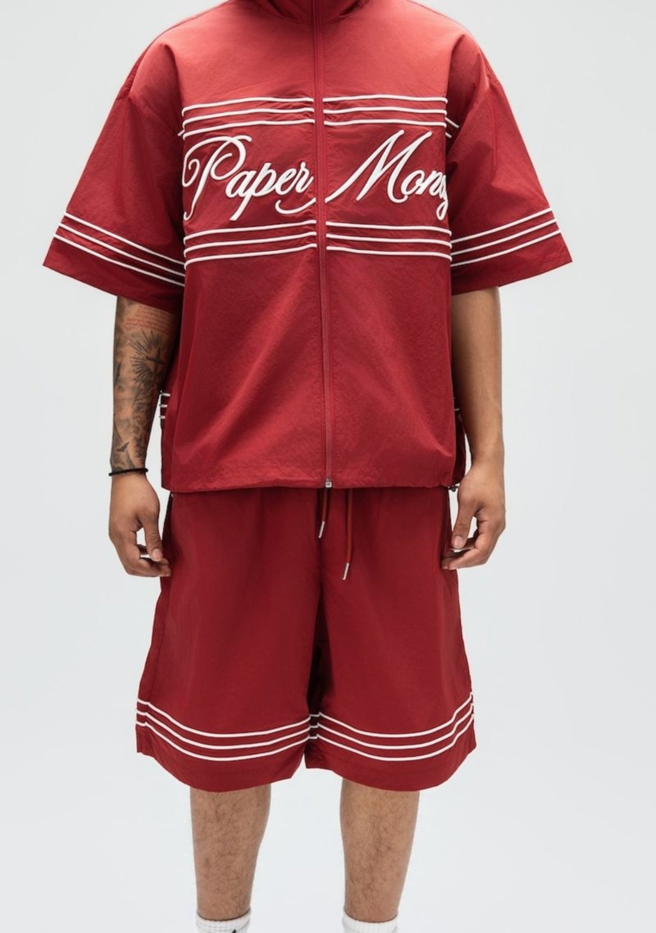 MONACO SHORTS BURGUNDY