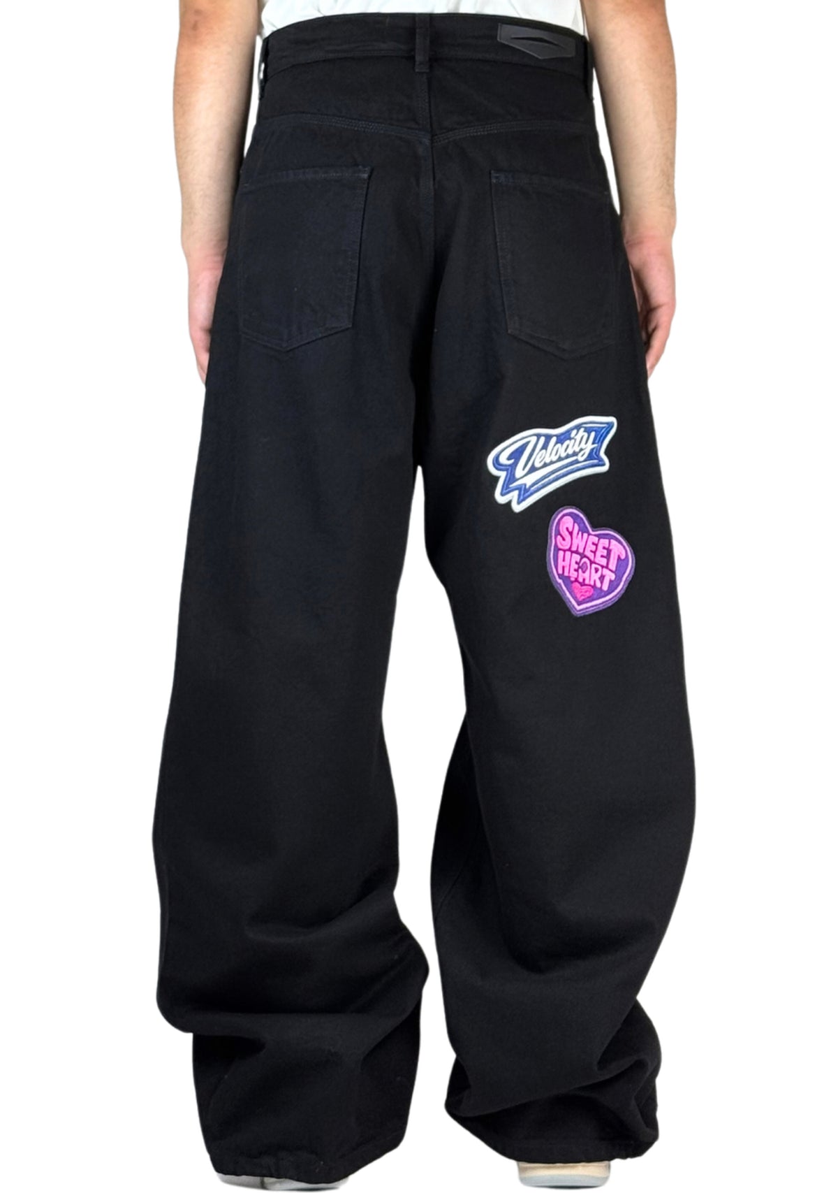 BLACK DARK BAGGY - PATCH