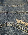 SAND BAGGY ABRASIONS DIAGONAL CUTS