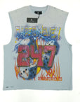 ROLLING DICE GRAPHIC CUTOFF TEE BLUE