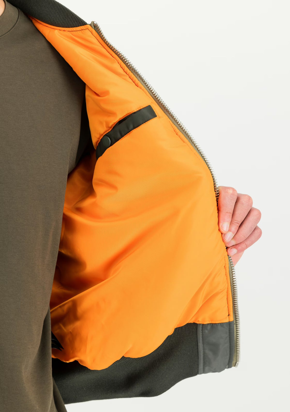 MA-1 TRICOLOR LOOSE BOMBER JACKET