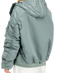 N-2B BASE UV OVERSIZED WINTER JACKET SILVER
