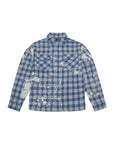 BLEACHED PLAID SHIRT