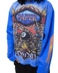 COLD BLOOD LONG SLEEVE TEE - BLUE