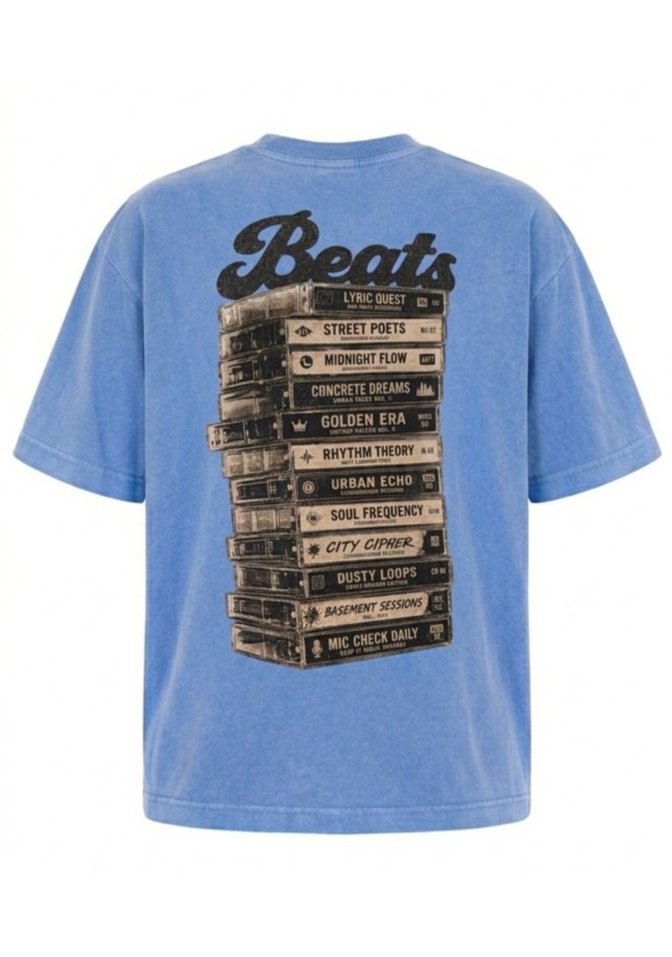 NEVER FOLD WASH LIGHT BLUE TEE