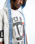 HEART OVER GREED PANEL SHIRT GREY